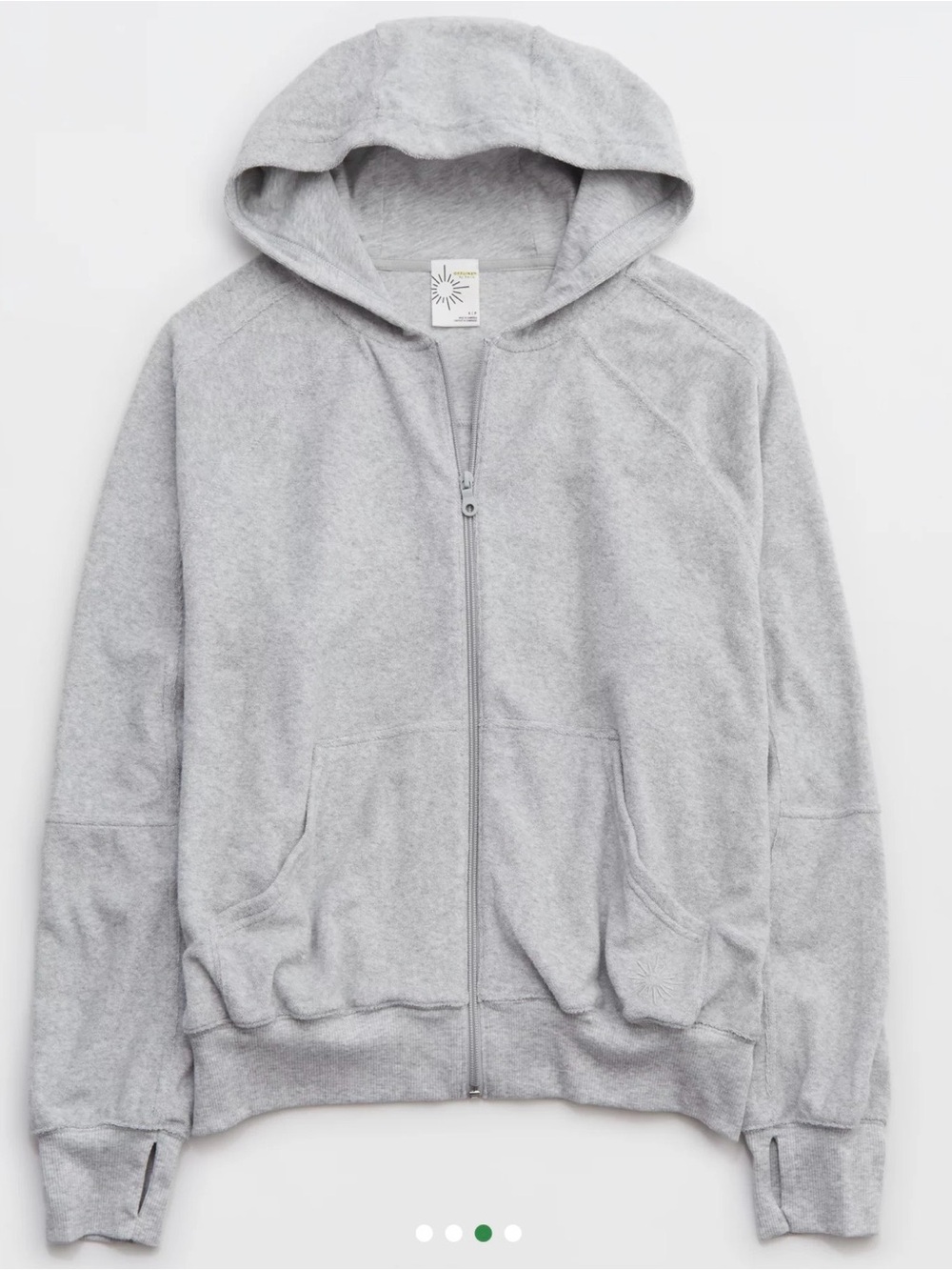 Aerie oversized zip up hoodie